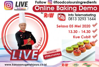 Event LIVE Baking Demo Kue Cubit