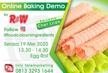 Event LIVE Baking Demo Egg Roll